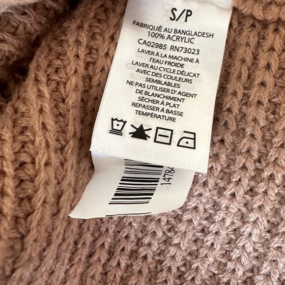 NWT Aeropostale Twist Open Back V Neck Sweater - Picture 4 of 5